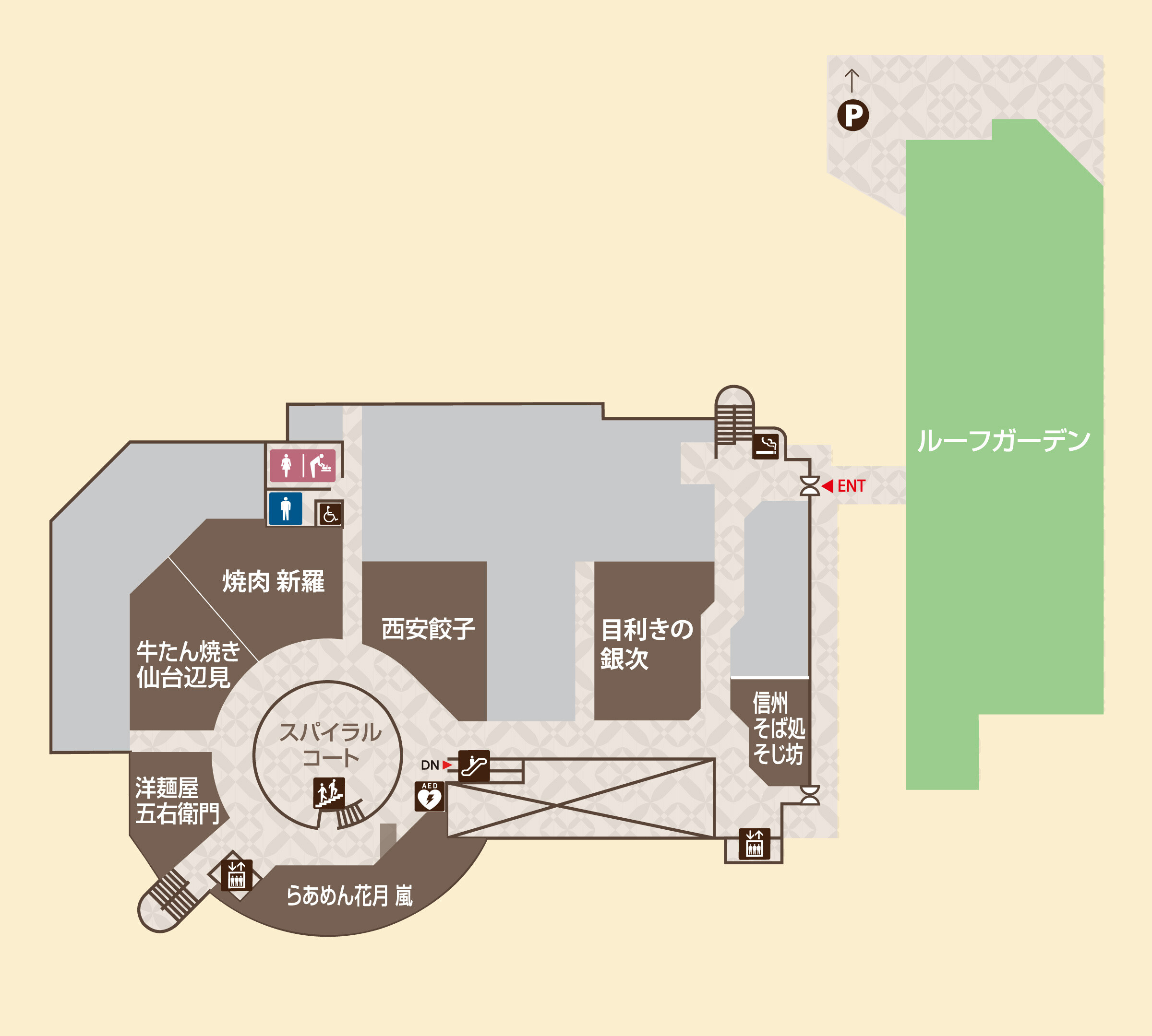 MONA新浦安4Fフロアマップ