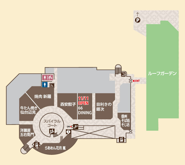 MONA新浦安4Fフロアマップ