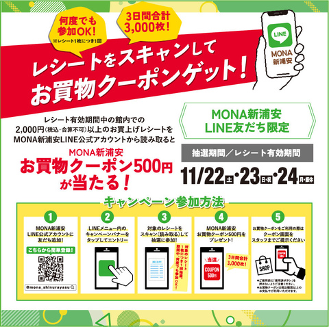 レシートスキャンキャンペーン