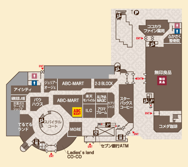MONA新浦安2Fフロアマップ