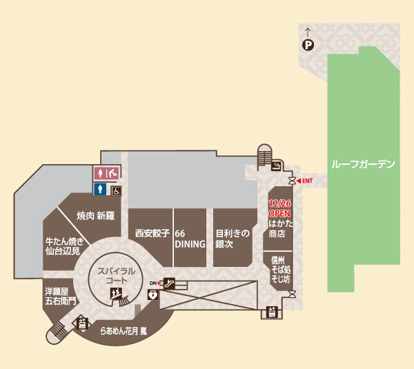 MONA新浦安4Fフロアマップ