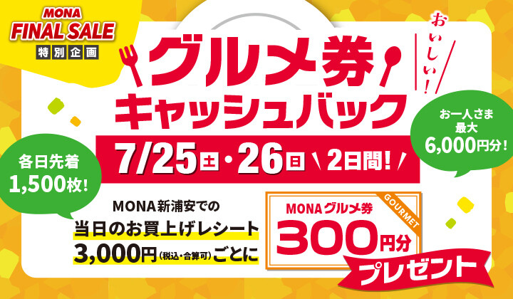 7月_グルメチケットプレゼント